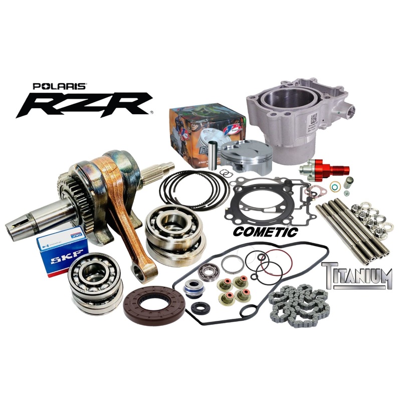 ’12-16 Sportsman 570 Hi Comp 13.5:1 JE Piston Rebuild Kit Top Bottom Assembly