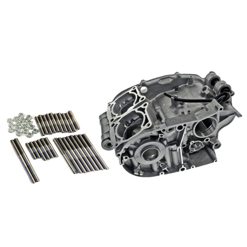 Banshee 10mm Supercub Crankcases Bored Trenched 10 Mil Stroker Titanium Stud Kit
