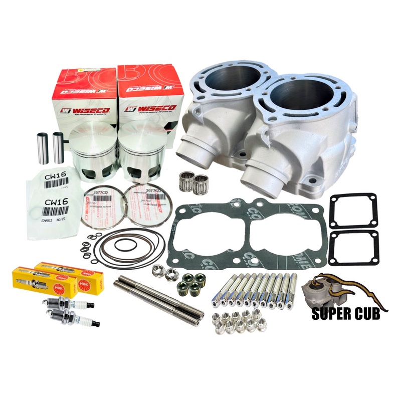 Banshee 472 Supercub Wampus Cylinder Top End 4mm Super Cub Cheater 72×58 mm Kit