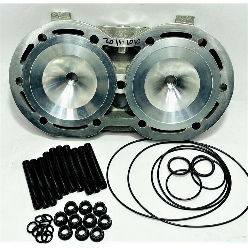Banshee 611 554 583 DM Cylinder Head 28cc Domes O-rings 10 mil Top End Shell