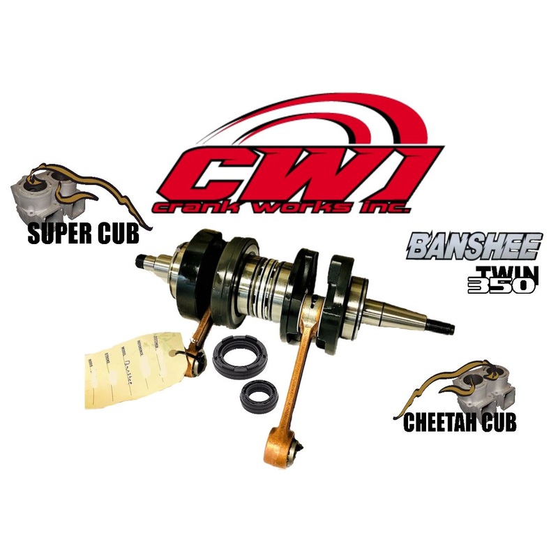 Banshee 7mm Super Cub Crank 496 443 Crankworks 7 mil Stroker Crankshaft Forged