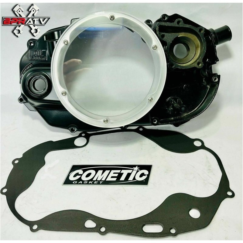 Banshee Blackout Quick Change Clutch Cover See Thru Lexan Right Side Case Gasket