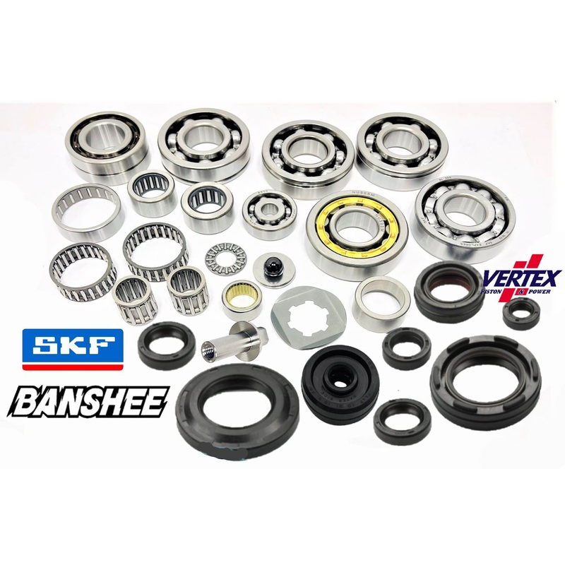 Banshee Bottom End Bearings Crank Trans Complete Motor Crankcase Bearing Kit Set