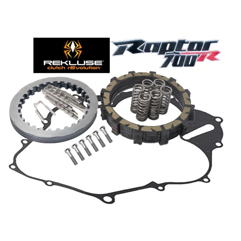 Raptor 700 700R Rekluse Clutch Upgrade Torq Drive Drag Clutch Plates Springs Kit
