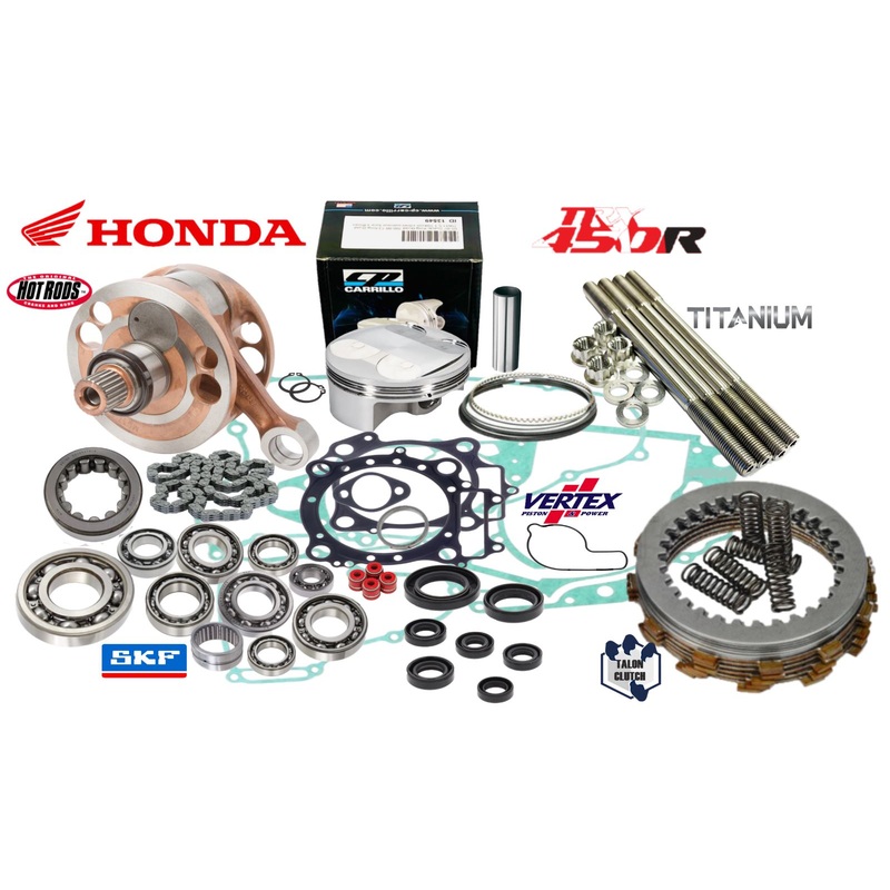 04 05 TRX450R 97mm Big Bore Rebuild Kit 479 Top Bottom End Assembly Repair Parts