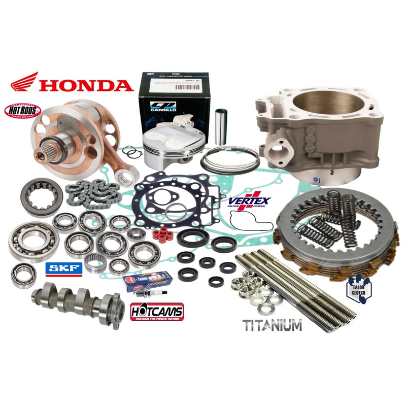 04 05 TRX450R 97mm Big Bore Stroker Rebuild Kit Stage 3 Hotcam 500cc Assembly