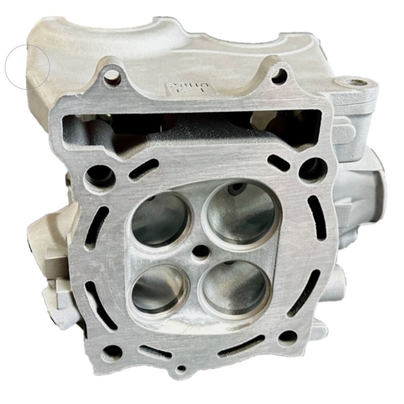 08-17 RMZ450 Ported Cylinder Head Porting Port Polish Head Suzuki 11100-28H12