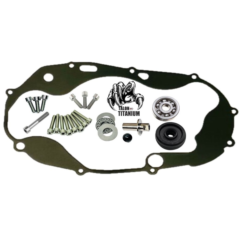 Banshee Clutch Pusher Pancake Bearing TITANIUM Bolts Gasket Bearing Complete Kit