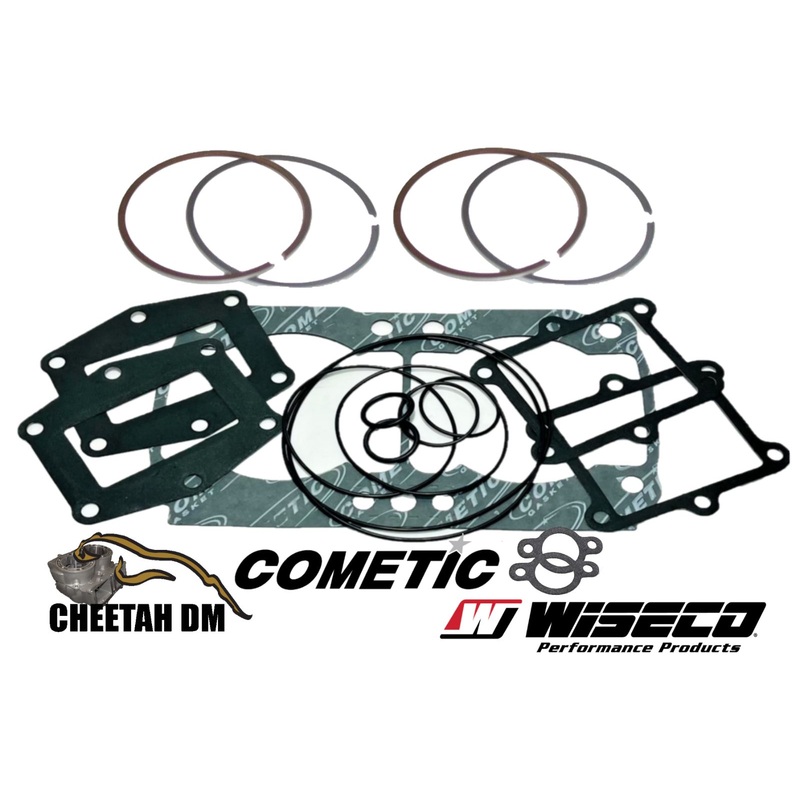 Banshee DM Cylinder Piston Rings Wiseco 3071TD 78mm Ring Set Cometic Gasket Kit