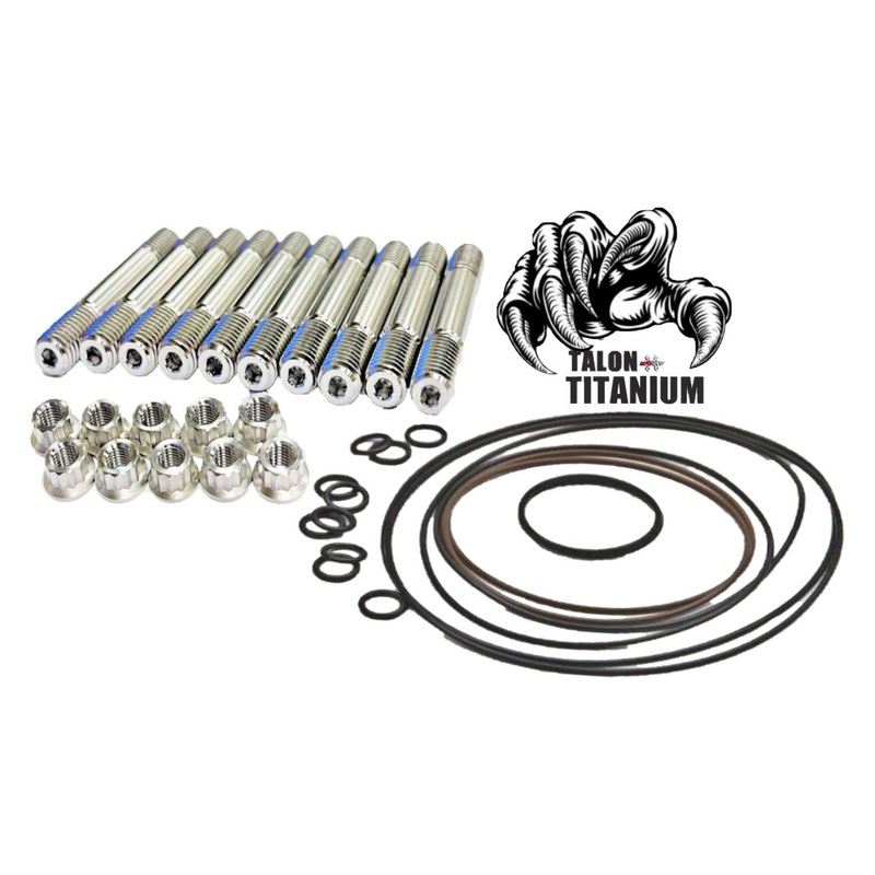 Banshee Pro Design Cool Head Studs TITANIUM Stud Nut Kit Orings O-Ring Set PD909