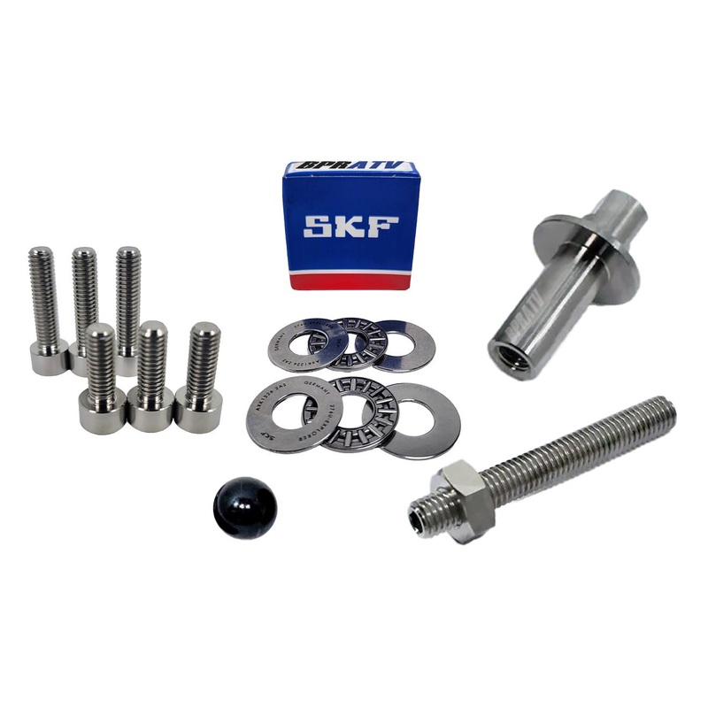 Banshee Sure Shift Clutch Kit TITANIUM Clutch Pusher Ceramic Ball Bearing Ti Nut
