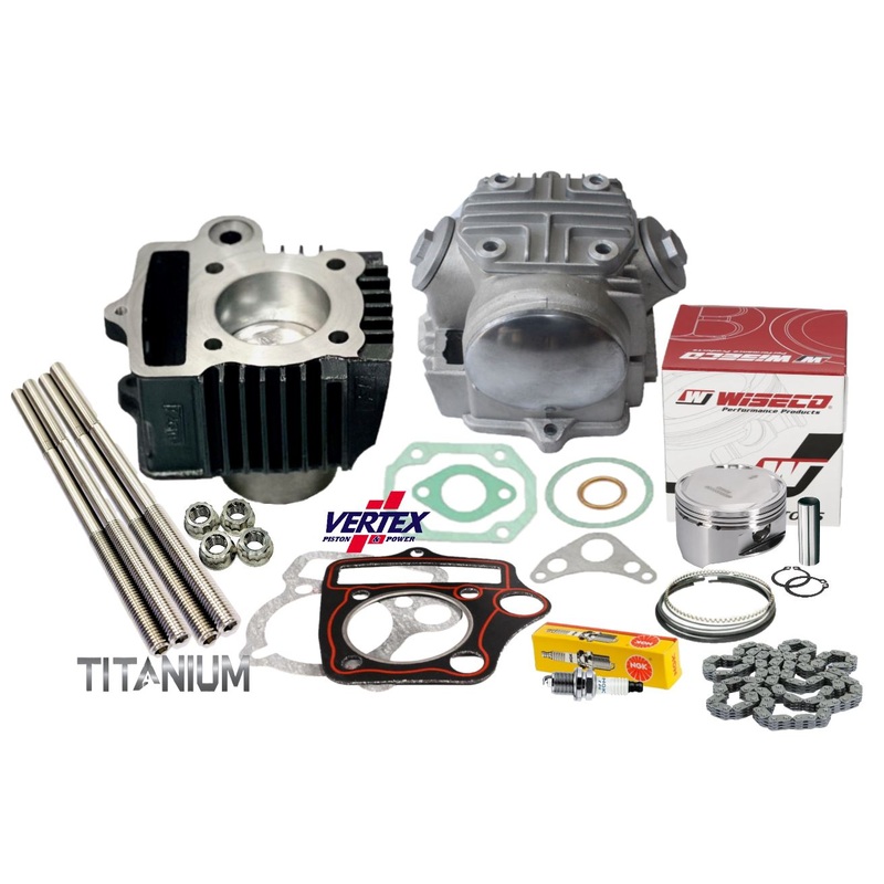 Best Honda XR70 XR 70 Top End Rebuild Kit Assembled Cylinder Head Cam Complete