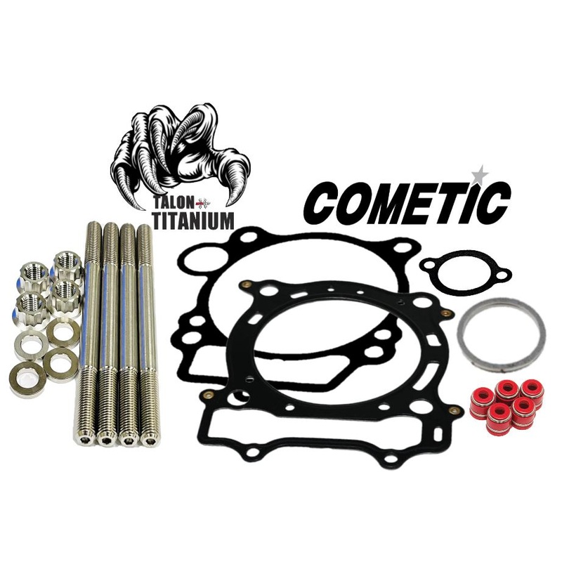 Best YFZ450R YFZ 450R Cylinder Head Studs TITANIUM Stud Kit 98m Big Bore Gaskets