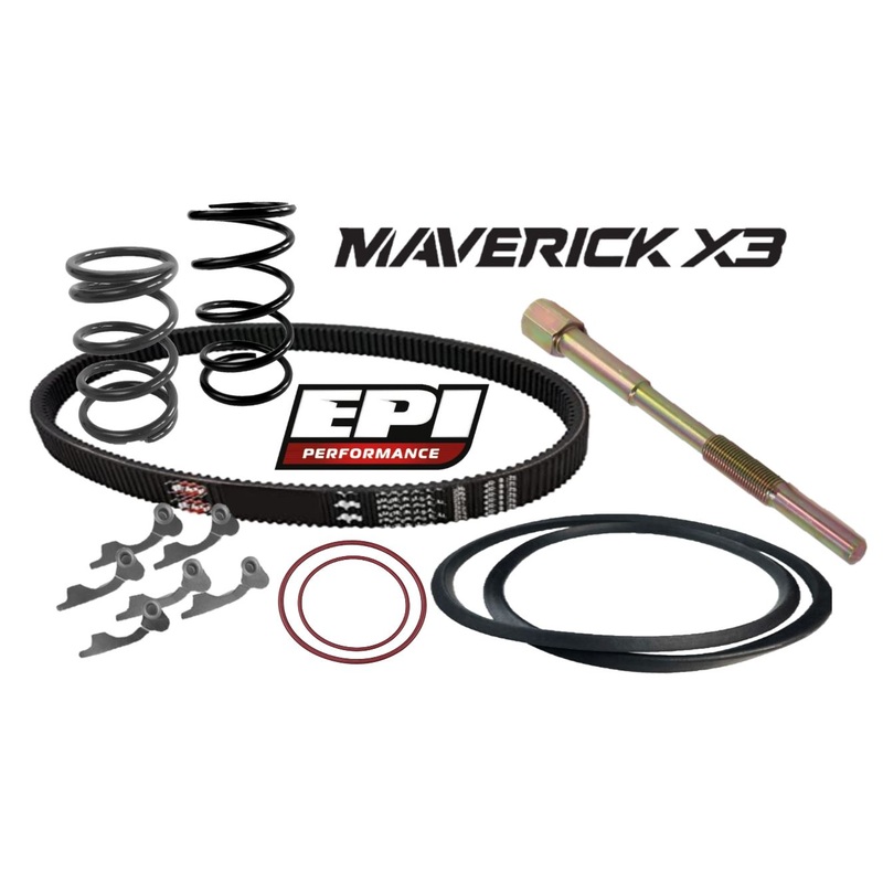 Maverick Turbo X3 Std EPI Clutch Belt Puller Weights Springs Complete Kit 120hp