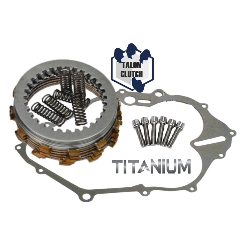 Raptor 660 Talon Clutch Kit Pack Titanium Bolts Case Cover Gasket Complete Set