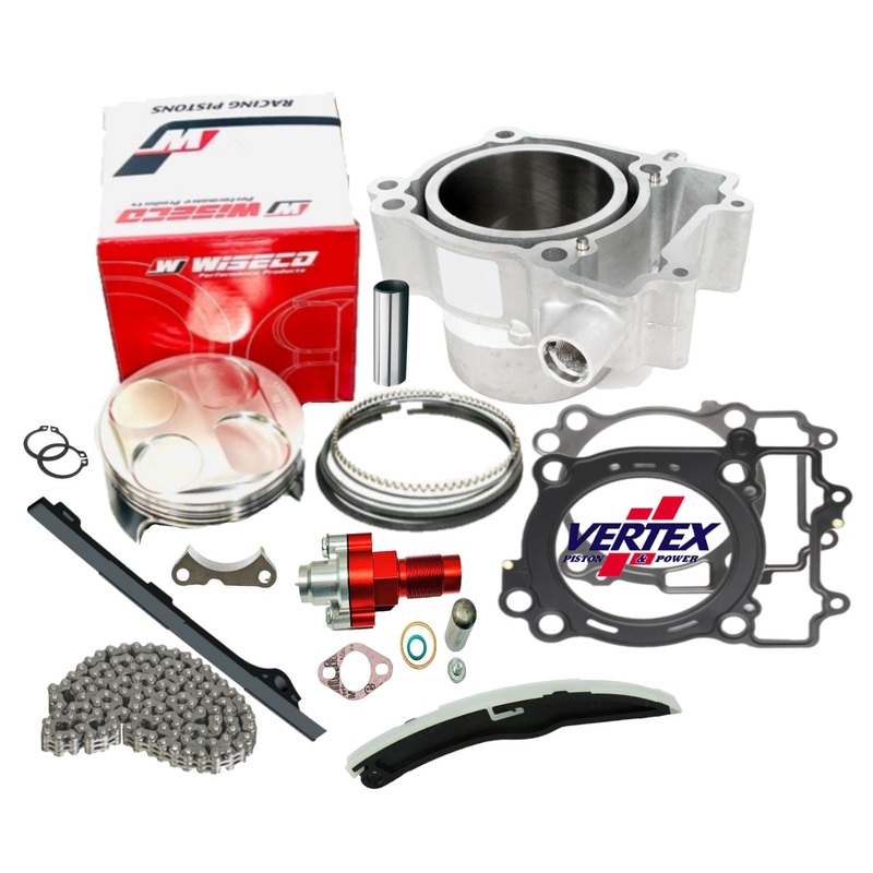 RZR 570 Top End Rebuild Kit Manual Cam Chain Tensioner Guides Fixed Lower Guide