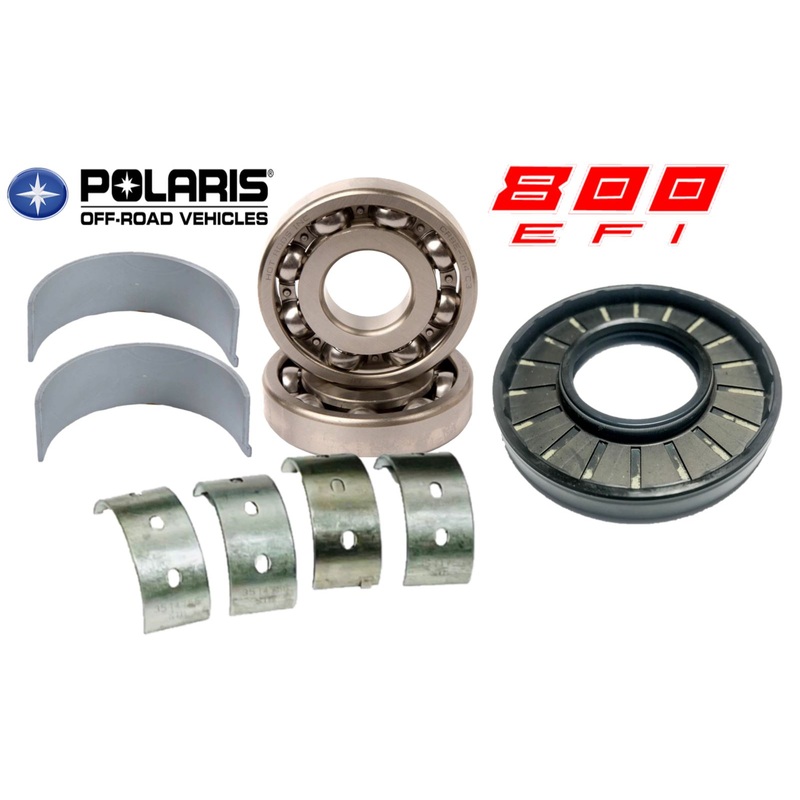 RZRs 800 EFI Crank Bearings Bushings Counter Balancer Ball Plain Bearing Seal