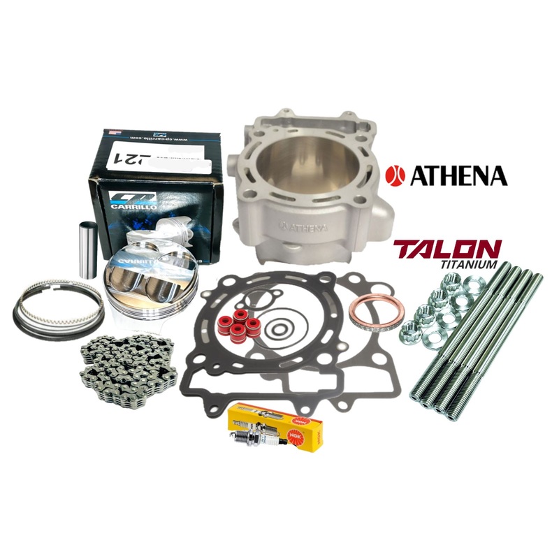 09-15 KX450F Top End Rebuild Kit Stock Standard Bore Cylinder Piston Assembly