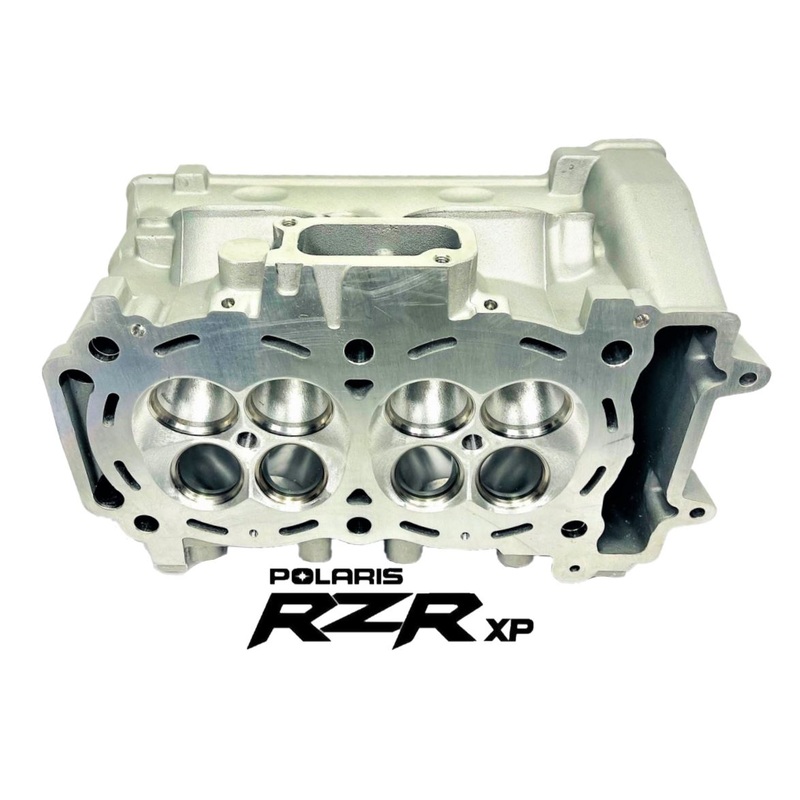 13 14 RZR XP 900 Ported Cylinder Head Porting Full Port Polish Polaris 1204660