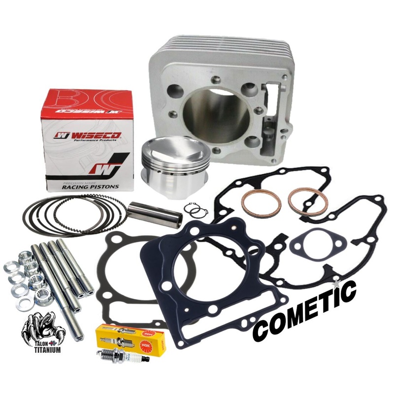 400EX 400X 87mm Big Bore Kit +2 Cylinder Piston 416cc Top End Rebuild Parts Kit