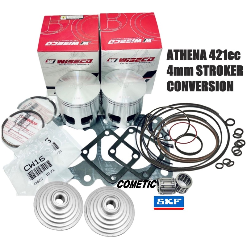 Banshee 392 Serval Cub Top End Rebuild Kit 68mm Wiseco Pistons Redo Parts Wampus