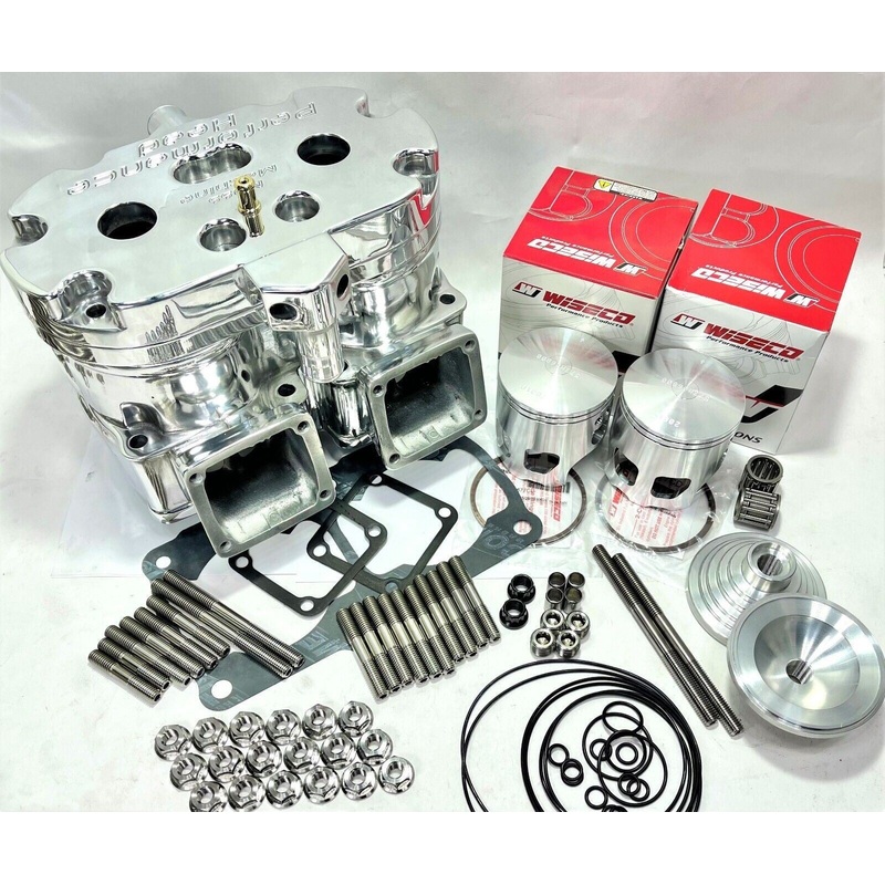 Banshee 472 Serval Polished Cylinder Polish 4mm Stroker Top End Rebuild Kit 72mm