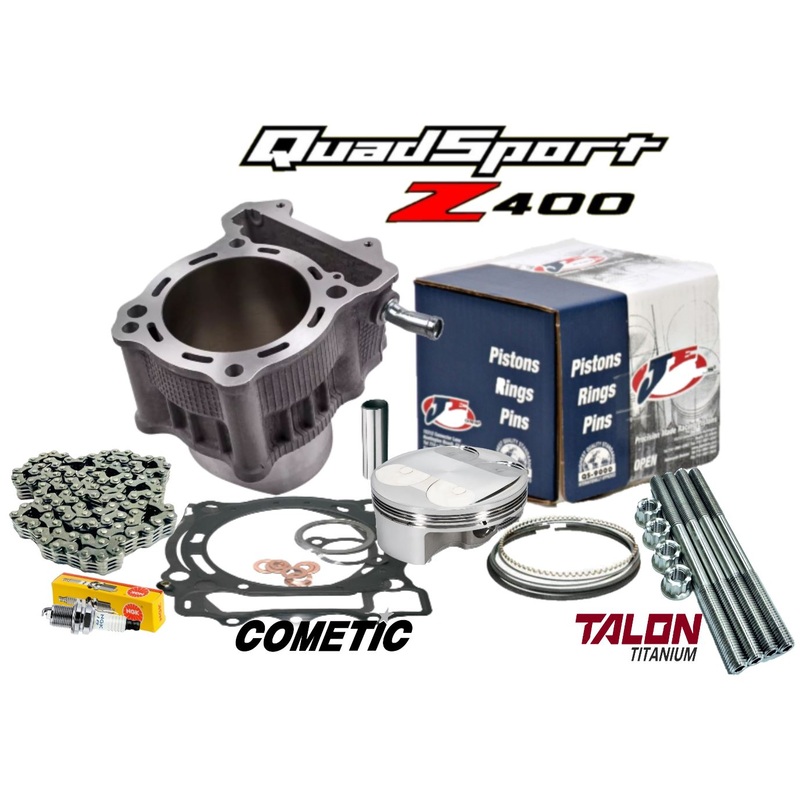 Best Kawasaki KFX400 Big Bore Kit 94mm +4 Cylinder Piston 434cc Assembly