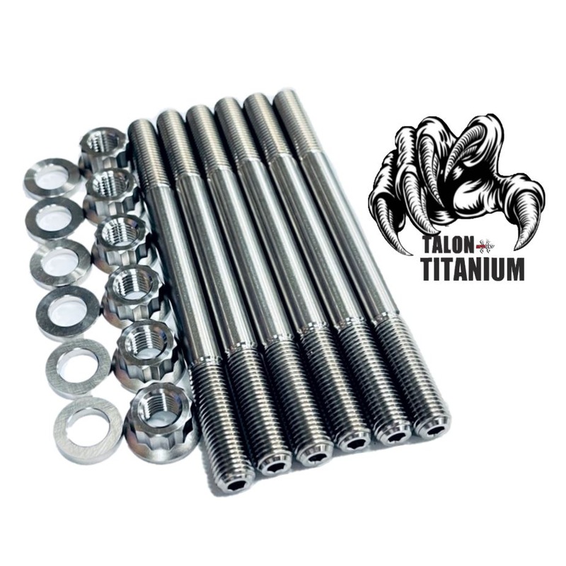 Best Ranger 700 800 Head Studs TITANIUM Cylinder Head Stud Bolt Nut Kit Set