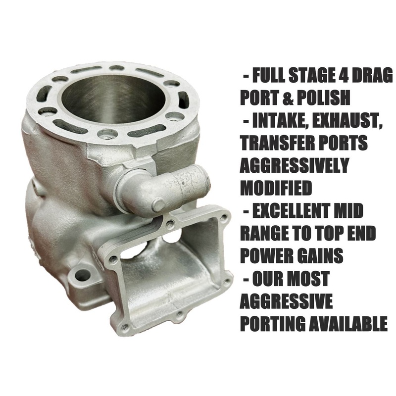 Drag Port Honda TRX 250R Cylinder Drag Porting Stage 4 Full Racing Your Cylinder