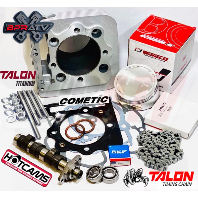 Honda 400EX 400X 88mm +3 Big Bore Kit Stage 2 Cam 426cc Top End Rebuild 2 Hotcam