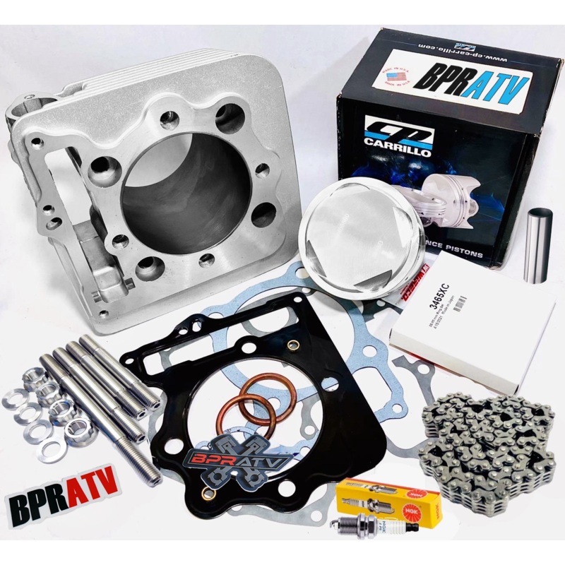 Honda 400EX 400X Top End Rebuild Kit 85mm Stock Bore Cylinder JE CP Piston Studs