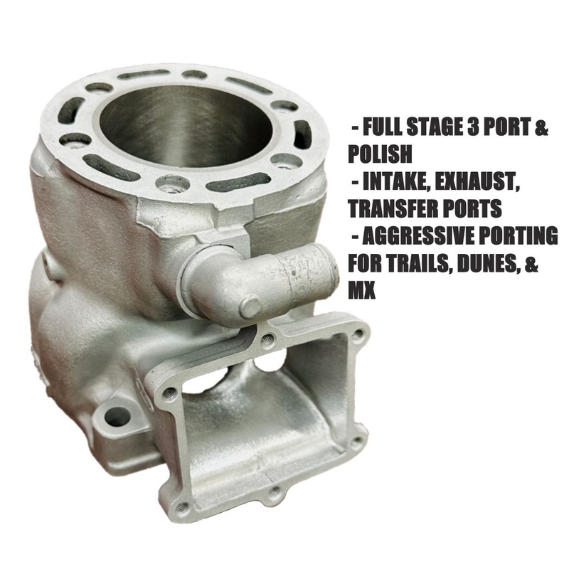 Port Honda 250R Cylinder Porting Ported Stage 3 Dune Trail MX Port Your Cylinder