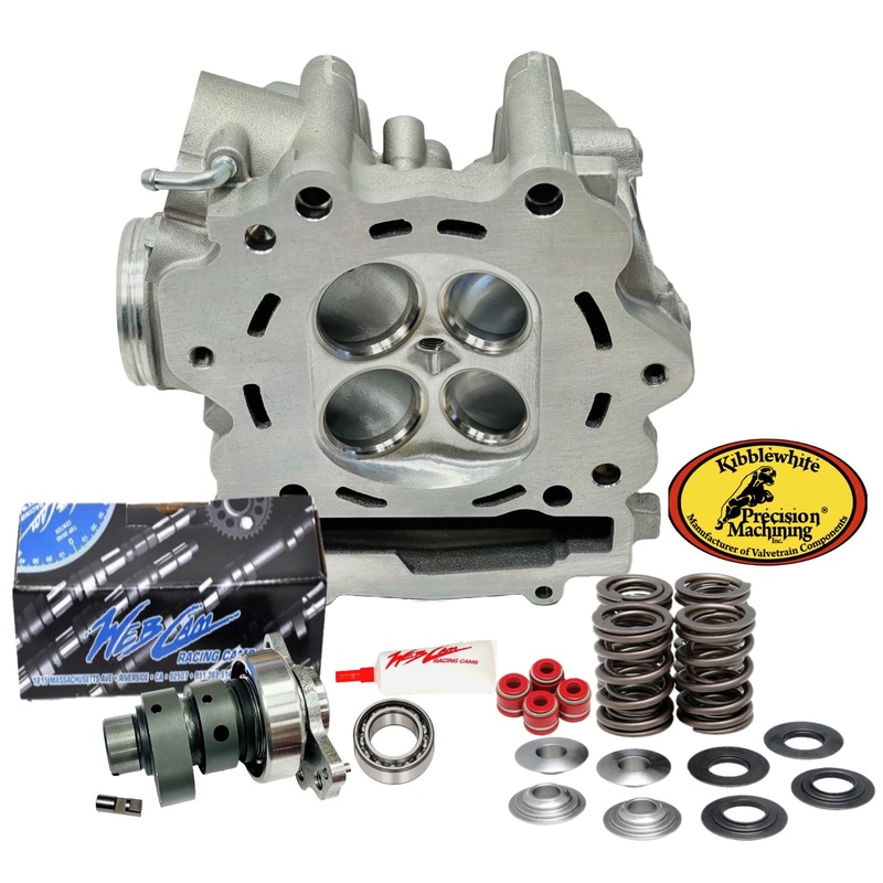 Rhino Viking 700 Ported Cylinder Head #290 Webcam Full Race Port Polish Springs