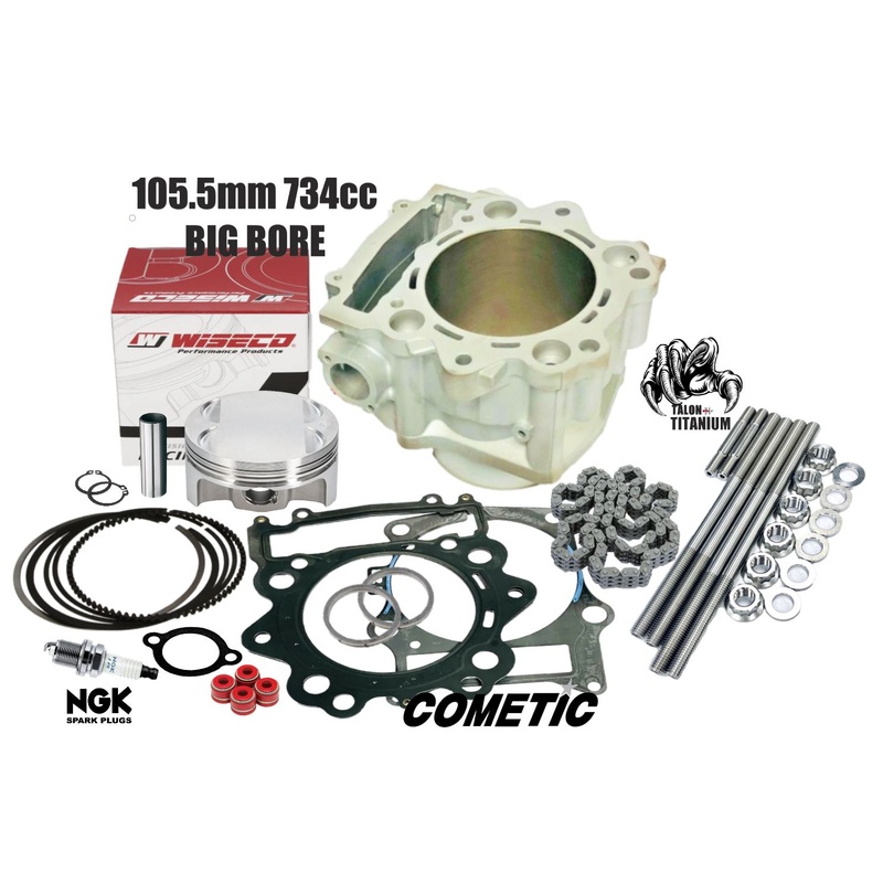 Viking Grizzly 700 Big Bore Kit 105.5 Rebuilt Top End Rebuild Assembly Kit 734cc