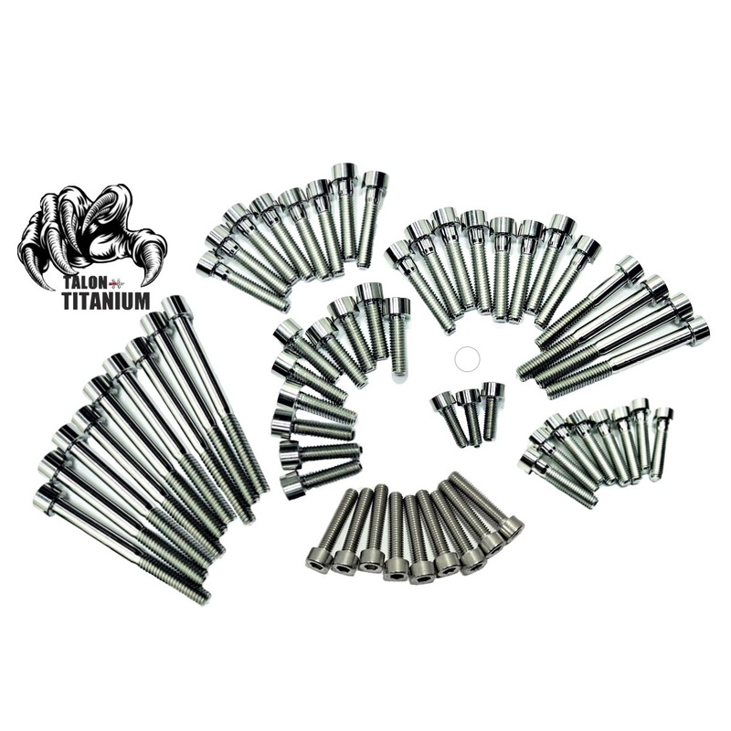 YFZ450R Titanium Bolt Kit Crankcase Water Oil Pump Left Right Clutch Cover Bolts