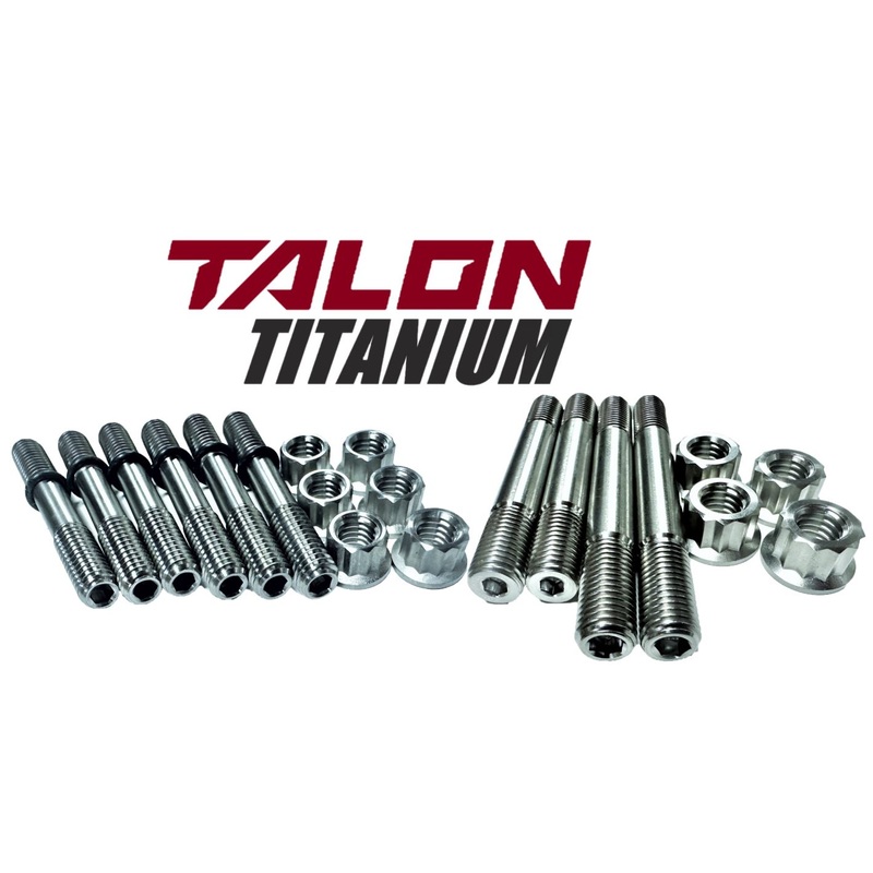 02-08 CR250R Cylinder Head Studs TITANIUM Head Cylinder Crankcase Stud Nut Kit