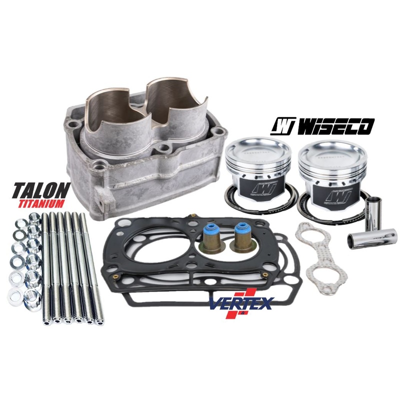 11-14 RZR RZR S Stock Bore Top End Rebuild Kit Complete Cylinder Upper Assembly