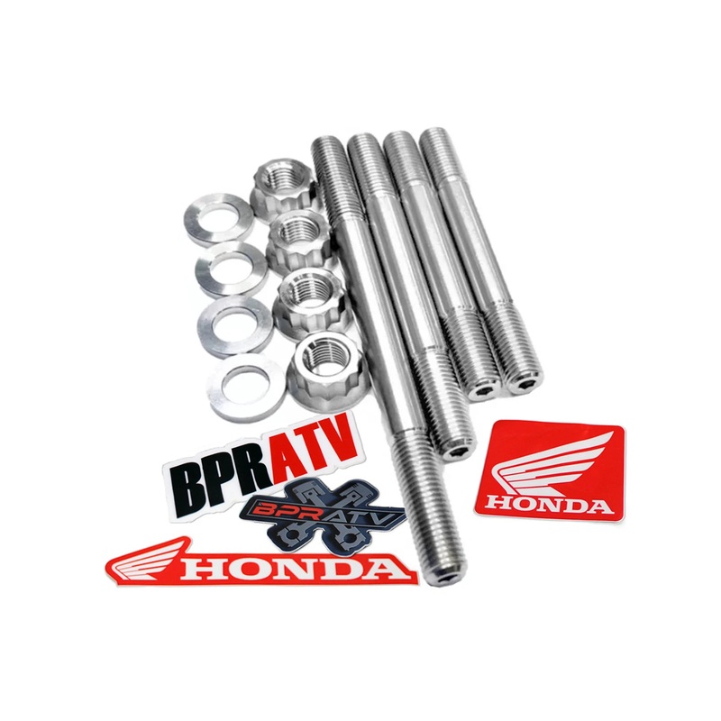 Honda CR250R CR 250R TITANIUM Cylinder Bolts Cylinder to Crankcase Stud Kit Nuts