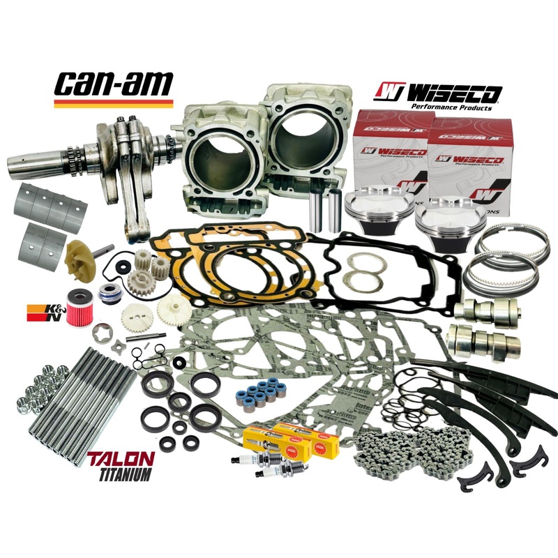 Maverick 1000R MAX Cams Guides Rebuild Kit Complete Motor Engine Top Bottom End