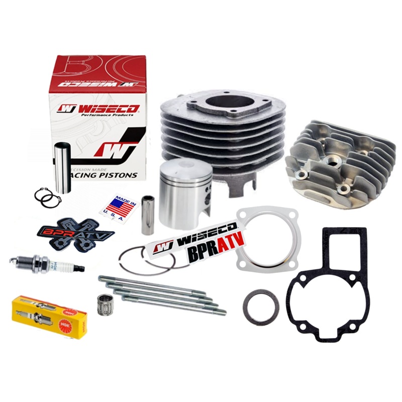 Suzuki LT80 LT 80 / KFX80 Top End Rebuild Kit Wiseco Vertex Titanium Studs Redo