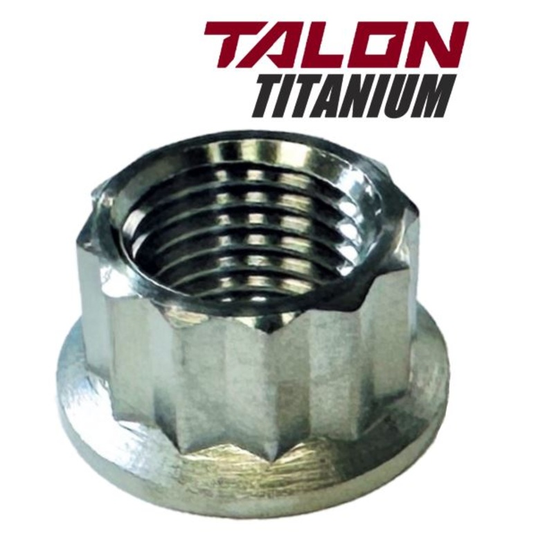 Yamaha 90179-12657-00 Flywheel Rotor Lock Nut TITANIUM 12 Point Flange Nut