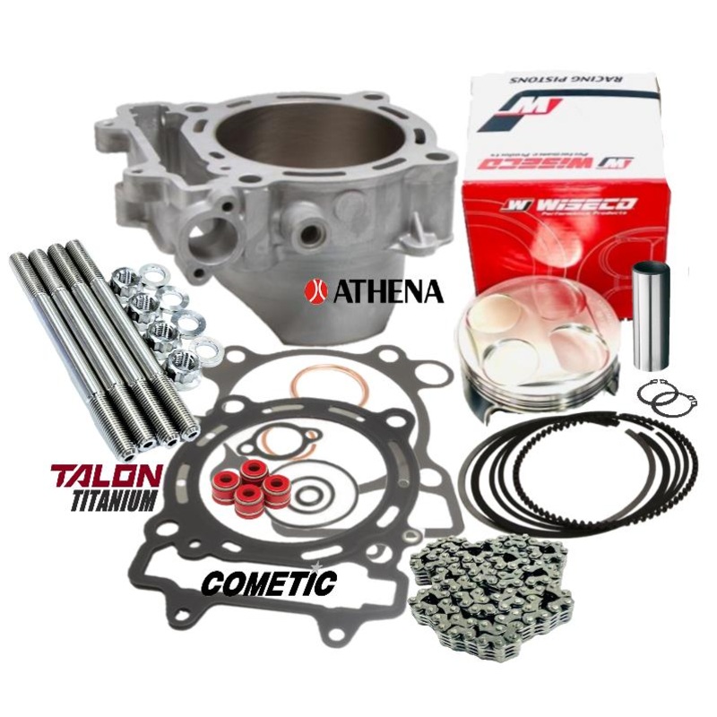 06 07 08 KX450F 100mm Big Bore Kit +4 Athena Cylinder Piston Top End Rebuild Kit