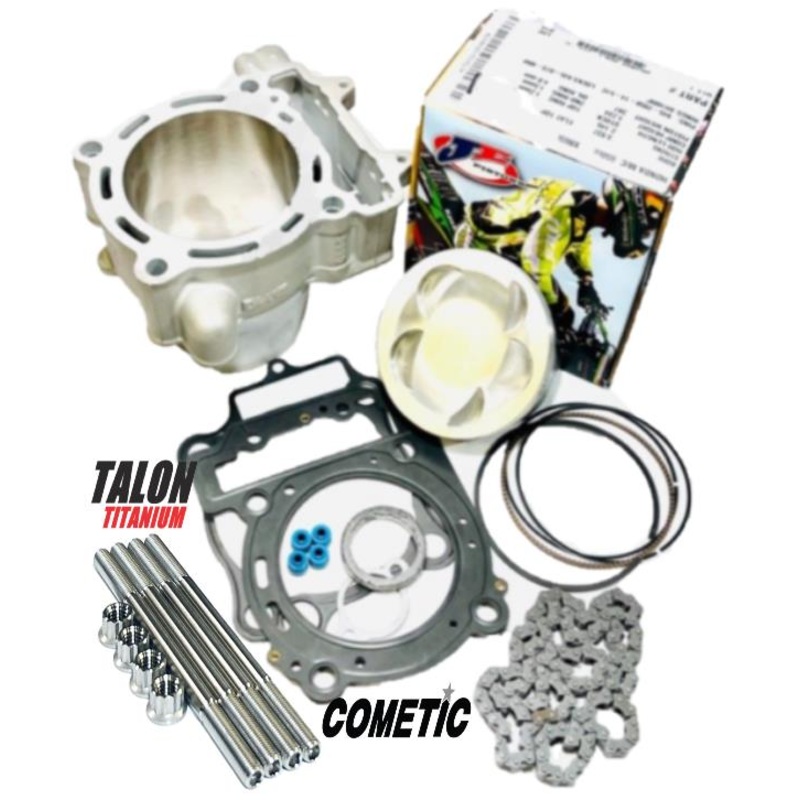 06-09 LTR450 Cylinder Piston Stock Standard Bore 95.5 Top End Rebuild Parts Kit