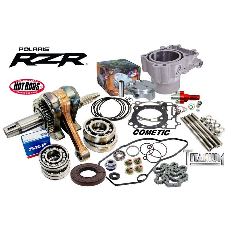 12-17 RZR 570 Rebuild Kit Top End Bottom End Motor Engine Assembly Redo Parts