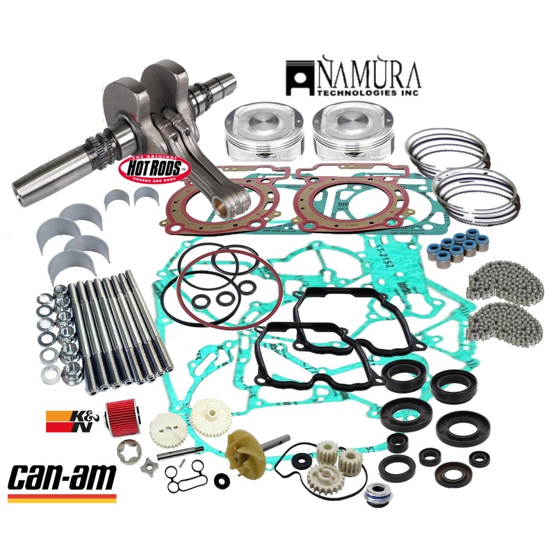 2013+ Outlander Renegade 800 Rebuild Kit Hotrods Crank Namura Pistons Assembly