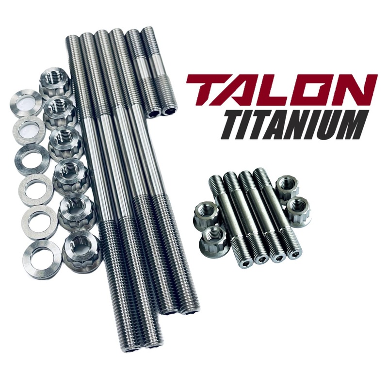 Best 06-14 Raptor 700 Head Studs TITANIUM Cylinder Head & Exhaust Studs Bolt Kit