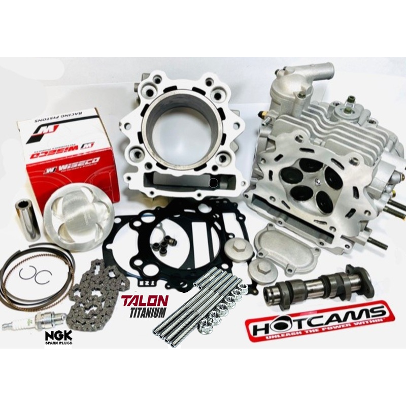 Grizzly 660 Stock Bore Cylinder 100mm Top End Rebuild Kit Cylinder Head Hotcam