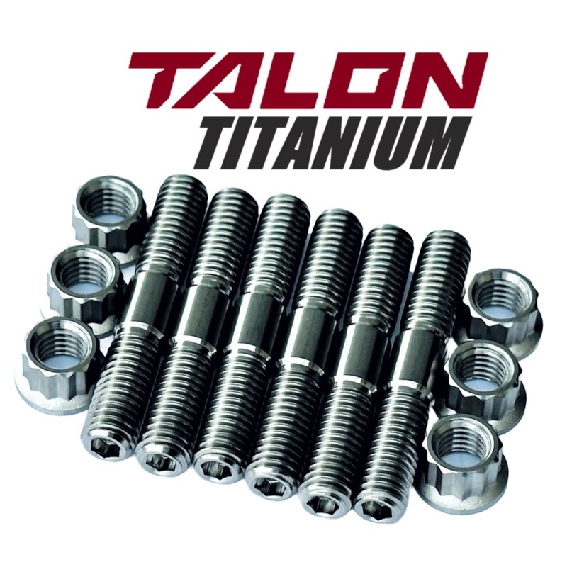 Maverick X3 Turbo Ti Exhaust Studs Heavy Duty Titanium Head Pipe Stud Bolt Kit
