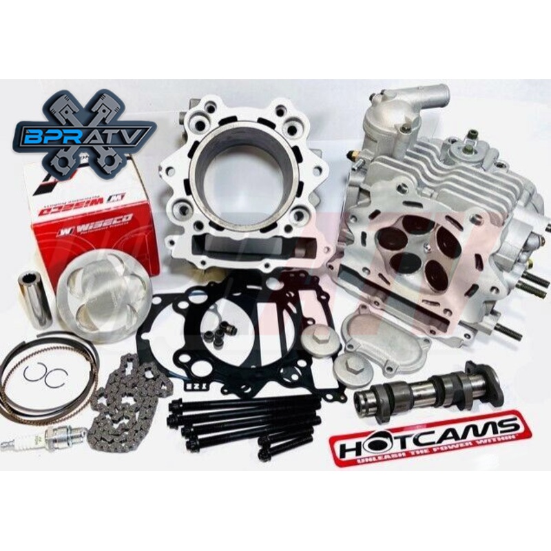 Rhino 660 Stock Bore 100mm Cylinder Head Piston Top End Rebuild Kit Hot Cams Cam