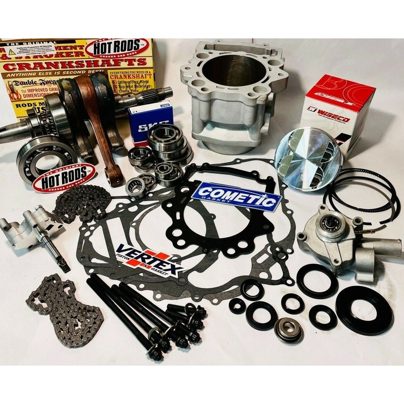 Rhino Grizzly 660 Stock Bore Cylinder Complete Motor Engine Rebuild Assembly Kit